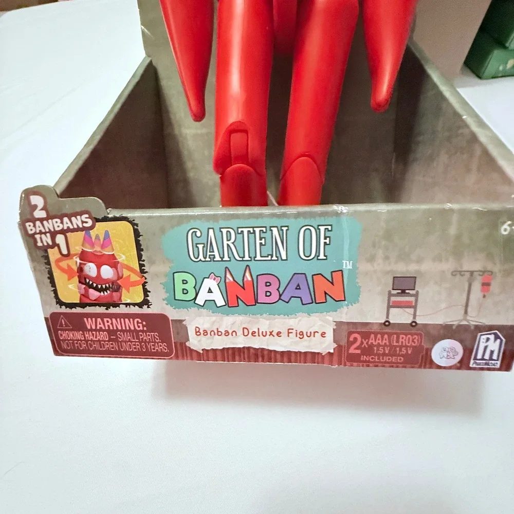 PhatMojo Garten of Banban Deluxe Figure Kids 10in Red Good Talking 2-in-1 Face